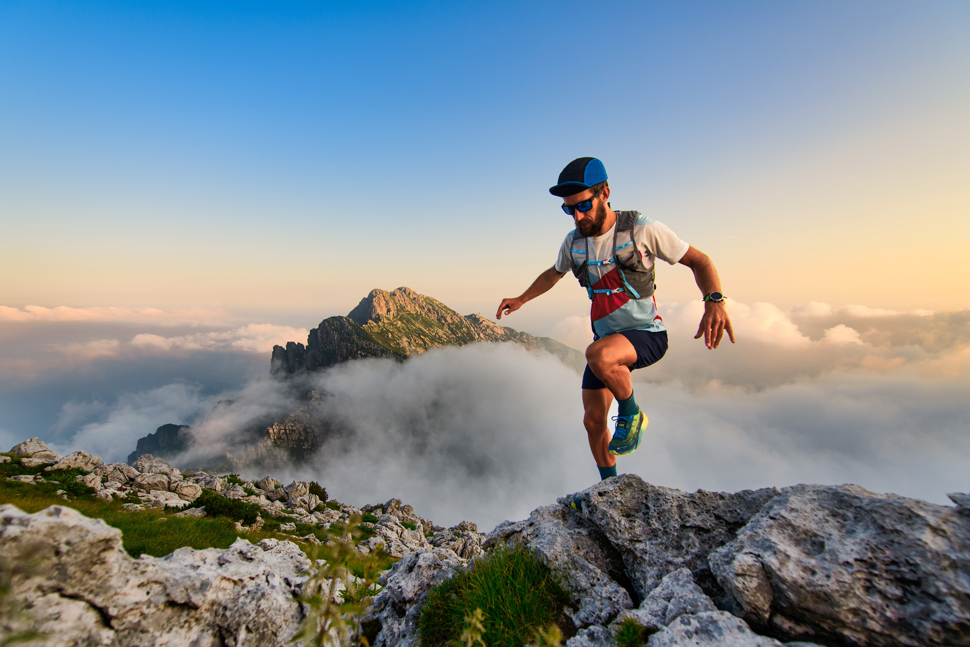 Trailrunner in den Alpen