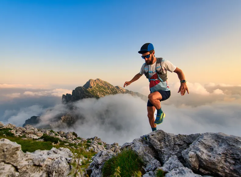 Trailrunner in den Alpen Trailrunner in den Alpen