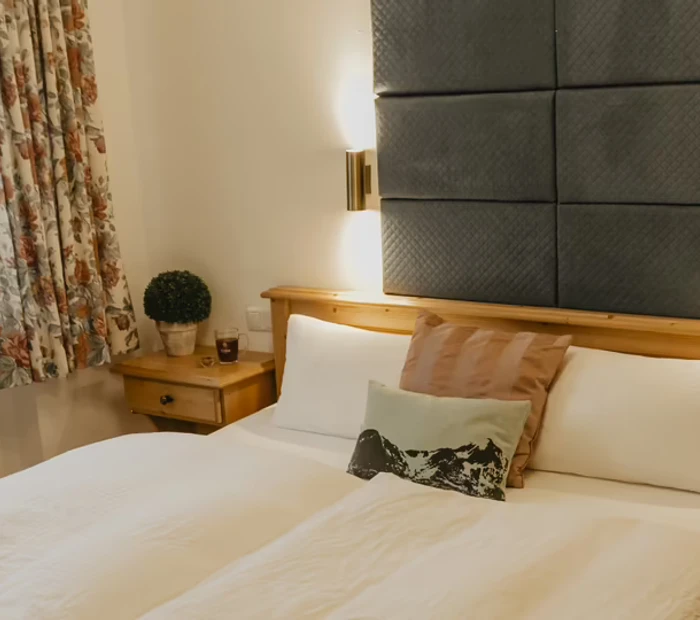 Schlafzimmer in der Ferienwohnung Hofblick vom Weßner Hof