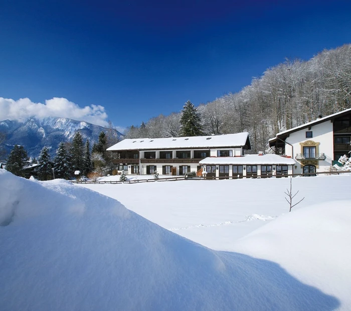 Landhotel im Schnee
