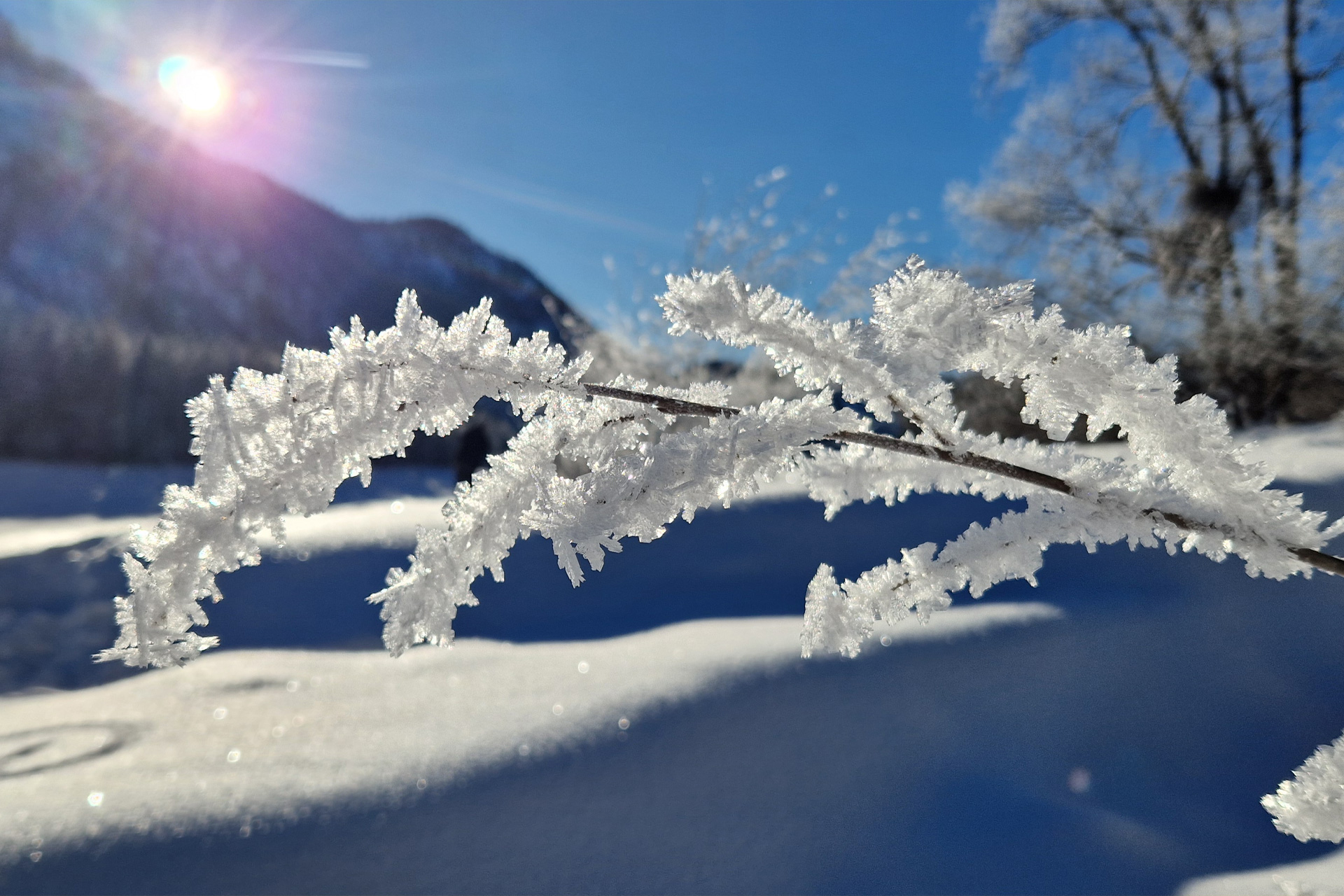 Winterlandschaft am Mittersee "Klein Kanada"