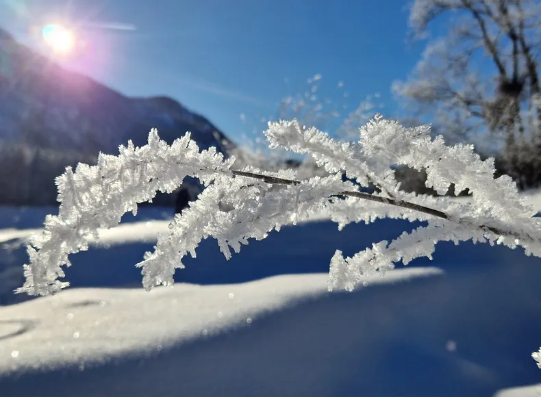 Winterlandschaft am Mittersee "Klein Kanada" Winterlandschaft am Mittersee "Klein Kanada"
