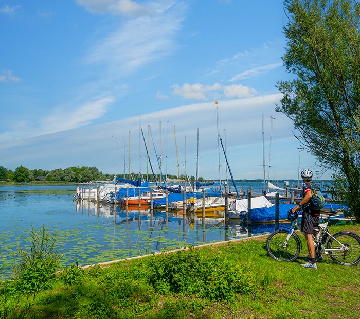 Segelboote am Chiemsee