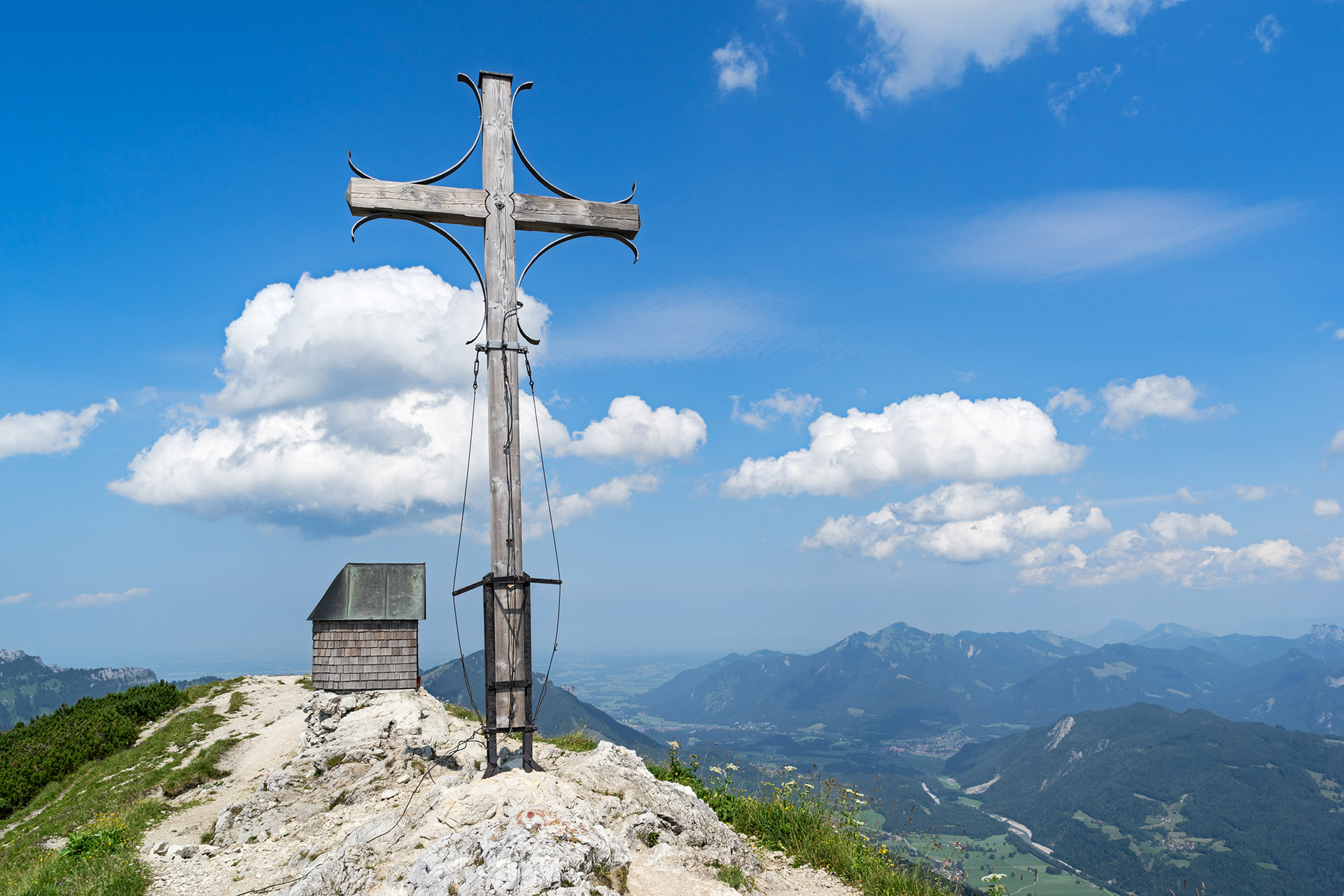 Der Geigelstein ist mit 1813 Metern der höchste Berg im östlichen Teil der Chiemgauer Alpen
