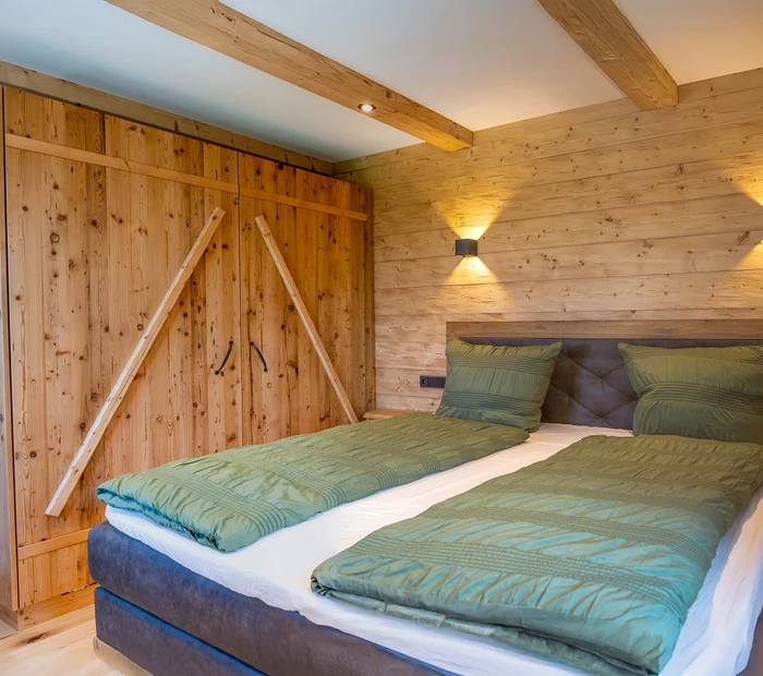 Fewo Bergblick - Schlafzimmer mit Doppelbett