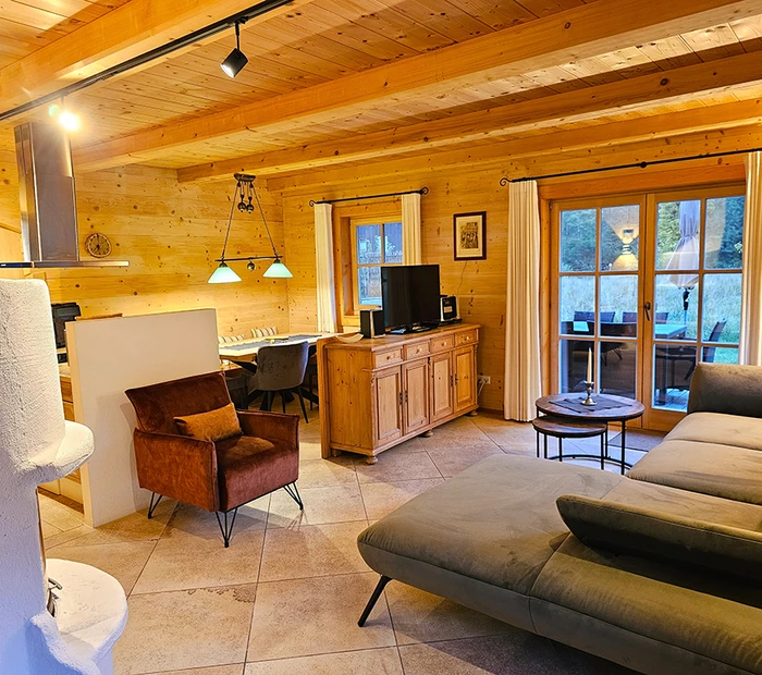 Wohnraum Alpenchalet Rauscherb