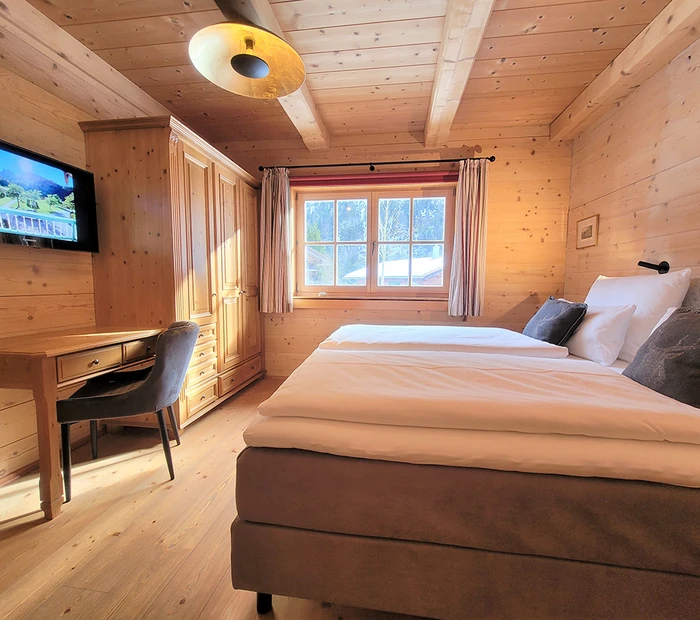 Schlafzimmer im Alpenchalet Sonntagshorn