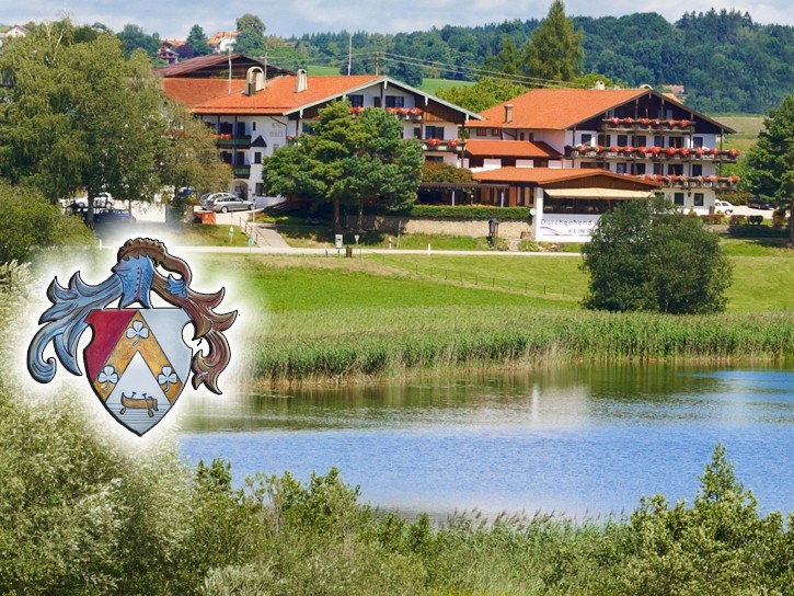 Hotel Seeblick Pelham mit See